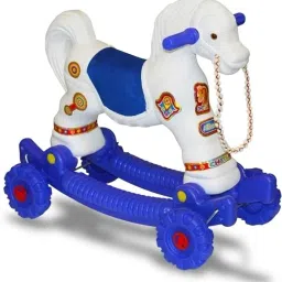 shiv online CHETAK Horse with Rocking Function and Running Ride-On Rideons & Wagons Non Battery Operated Ride On image 3