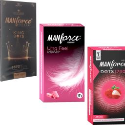 King Dots, Bubblegum And Litchi Flavoured Dotted Condom-image-85