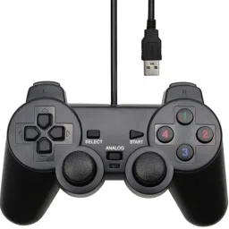 markif VIBRATION MODE GAMING JOYPAD CONTROLLER FOR PC/LAPTOP (BLACK) USB Gamepad image 5