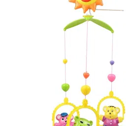 New Sweet Cuddles Harmonious Musical cot with Hanging Cartoons for Toddlers/ Infants/ New-Borns/Baby- Multi Colors Multicolor ( 6 Pcs Set )(3 Design Available 1 Design Sending)-13