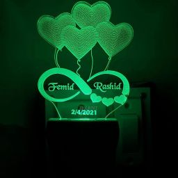 the heart 3d illusion (01) Wall Lights Lamp Shade-25
