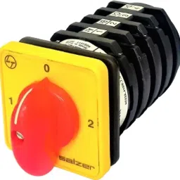 Salzer (L&T) 61154 16A 4Pole 2Way S16 Cam Operated Rotary Switch-18
