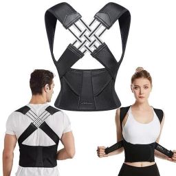Body Back Posture Correcting Belt Backbone Clavicle Brace Shoulder Support Belt Posture Corrector-4