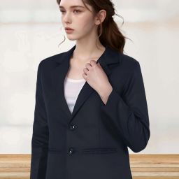 Women Solid Single Breasted Formal Blazer-image-87