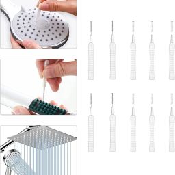 10 Pcs Shower Head Cleaning Brush, Anti Clogging Nozzle Shower Hole Cleaning Handheld-28