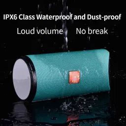Techobucks Super Deep 3D Bass Splashproof DJ Sound Wireless Portable Speaker TF/FM/AUX/Bluetooth Support 10 W Bluetooth Speaker image 4