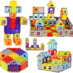Low Price Happy House Building Blocks Learning/Educational Puzzle Toy Kids Gift-10