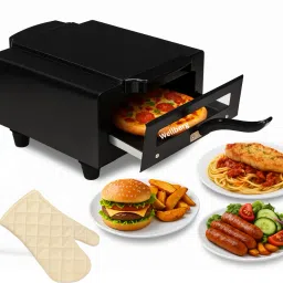 Electric Tandoor Oven 1500W | Cook Cake, Roti, Chicken, Tikka Naan Bread & Kabab Pizza Maker-11
