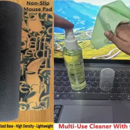 ANJO Wired Keyboard-Wired Mouse-Mouse Pad-Cleaner-2 in 1 OTG Type C & Micro Combo Set image 5