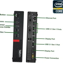 COMPUTER WORLD Intel Core i7 (6th Gen) [8MB Cache, Up to 4.00 GHz] - ThinkCentre Tiny CPU [SME] Core™ i7 - 6700 Processor (32 GB RAM/Intel Ultra HD 530 4K Graphics/1 TB SSD Capacity/Windows 11 Pro) Mid Tower with MS Office-1