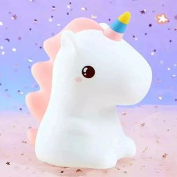 Cute Unicorn Night Lamp Color Changing Room Décor, Kid Best Birthday Gift BS129 Night Lamp-image-86