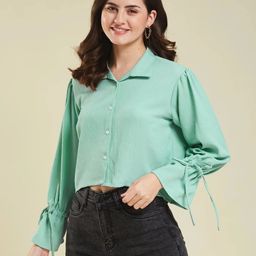 j turritopsis Women Regular Fit Solid Casual Shirt-picture-10