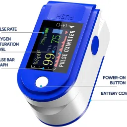 Oxygen Saturation Monitor Heart Rate Oxygen Meter I Pulse Oximeter Multi-Range Ohmmeter-44