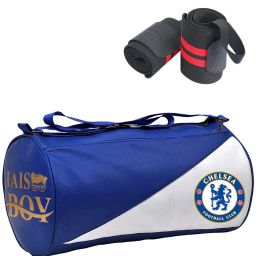 15 L Gym Duffel Bag - Combo Set of Gym Bag Duffel Bag with Wrist Support Band for Men & Women - Blue-image-37