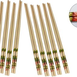 Cooking, Decorative, Eating, Training Bamboo Chinese, Japanese, Korean, Vietnamese Chopstick-image-85