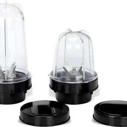 2pc Jar set - Enhance Your Blending Experience with a Versatile Bullet 300ml Mixer Juicer Jar-picture-41