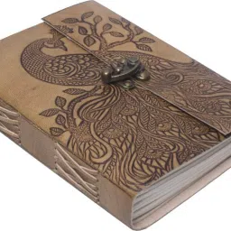Handmade Leather Dairy A5 Diary Unruled 200 Pages-24