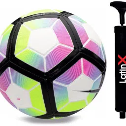 CR7 RED WITH PUMP Football - Size: 5-image-5