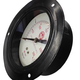 6"/150MM Dial Pressure Gauge 0-300 PSI, MS Body, Back Connection 3/8" Brass Ring Gauge-image-77
