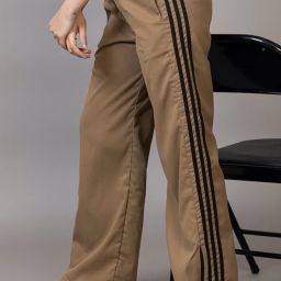 Women Solid Beige Track Pants-image-19