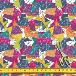artzfolio AZ5008339SOF_FB_RF_R-SP_D56^80_VL Poly Triangular Facets Pattern Velvet Sofa Fabric Sofa Fabric image 4