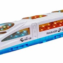 arjittoys Speed Emu Train 360 Degree Rotating With Light And Music For Kids image 3