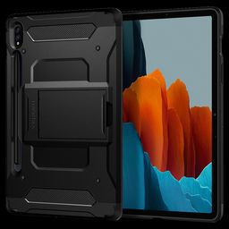 spigen Tough Armor Pro TPU & Polycarbonate Back Cover for SAMSUNG Galaxy Tab S8, Tab S7 (Built-In Pen Storage, Black)-picture-15