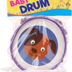 yuiop - Jumbo Drum - Musical Drum With 2 Sticks - Animal Print - Play & Learn Music image 5