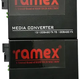 RAMEX Ethernet To Fiber Media Converter 10/100Mbps SC Type Base-Tx To 100Mbps Base-Fx 1 Ports 100 Mbps Network Switch-99