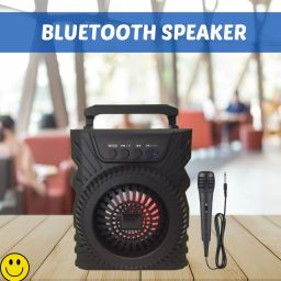 Clairbell 301(PORTABLE WIRELESS BLUETOOTH SPEAKER) Crystal Clear SoundWith Karaoke MicE263 5 W Bluetooth Laptop/Desktop Speaker-image-78