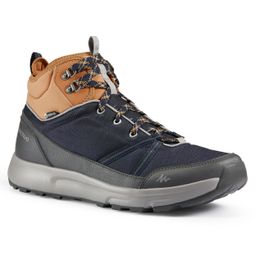 Men Water Resistant Mid Ankle Hiking Shoes Brown - NH150-image-5