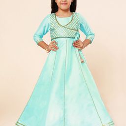 A.T.U.N. Girls Embellished Gown Maxi Ethnic Dress-image-89
