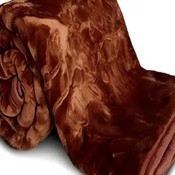 RF RELAXFEEL Brown Ethnic Motifs Heavy Winter 400 GSM Double Bed Blanket-image-91
