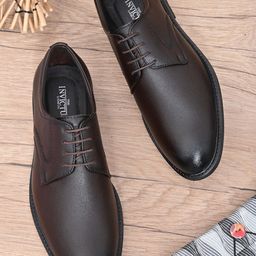 INVICTUS Men Synthetic Leather Formal Derbys-image-76