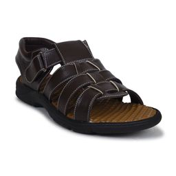 Ajanta Men Brown Shoe-Style Sandals-image-40