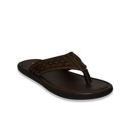 Ajanta Men Brown Woven Designed Comfort Sandals-image-99