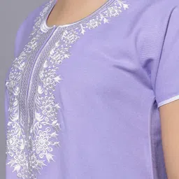 9shines Label Embroidered Maxi Nightdress image 2