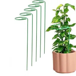 16 inches Super Long and Strong Plant Support, Green [18 X 2 Inches] Plant Container Set-image-59
