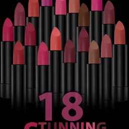 PERPAA Set of 2 Creamy Matte Bullet Lipstick 3.5g Each - Cocoa Brown 67 & Ruby Magenta 84 image 4