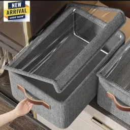 26 Litre Transparent Lid Storage Box Storage Box-image-45