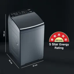 whirlpool 9 kg Fully Automatic Top Load with In-built Heater Grey image 3