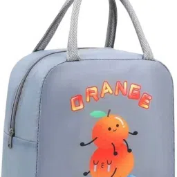 Hot and Cold Leak Proof Orange Print Lunch Bag Waterproof Lunch Bag-image-84