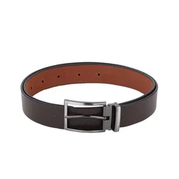 HENEDA Men Brown Leather Formal Belt-image-36