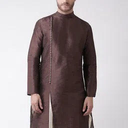 DEYANN Mandarin Collar Long Sleeves Kurta-picture-15