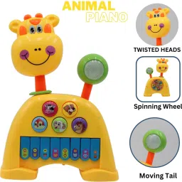 Educational & Interactive Piano 4 modes,5 Different Animal keys GIRAFFE Piano-19
