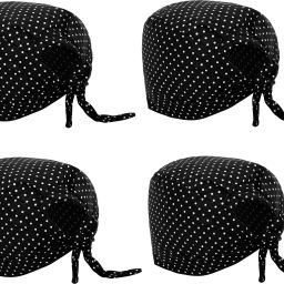 Polka Print Cotton Blend Men Black Scarf-image-21