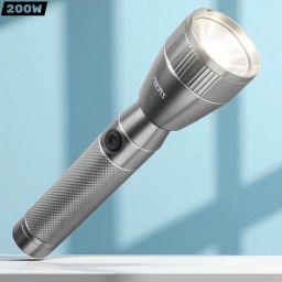 X1081 High Power Rechargeable Torch Light | Super Bright Long Range Flashlight Torch-image-95