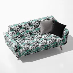 AZ5006685SOF_FB_RF_R-SP_D58^80_CN Watercolor Hibiscus Flower D1 Canvas Sofa Fabric Sofa Fabric-43