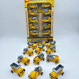 12 Pcs Construction Vehicles Cars Toy Cars Playset,Truck Model Kit for Children.-16