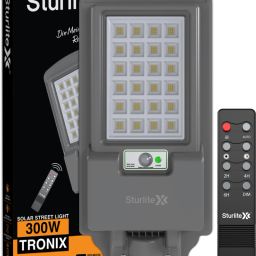 Tronix 300W LED Solar Street Light - (Pack of 1) (L-G-0219-18W) Flood Light Outdoor Lamp-28